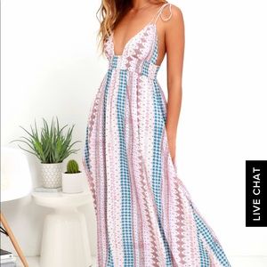 Gorgeous Printed maxi dress from Lulus